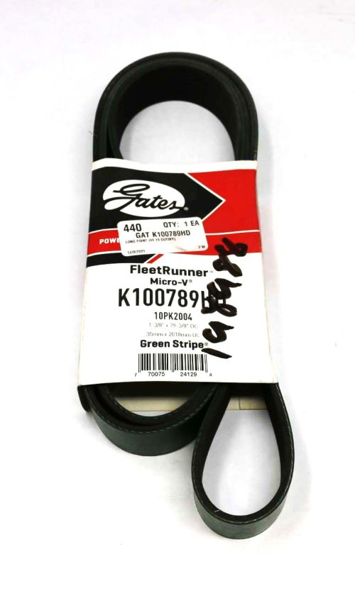 GATES SERPENTINE DRIVE BELT  STAINLESS STEEL  K100789HD