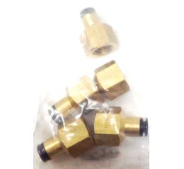 FITTING CONNECTOR FEMALE 1/4T 3/8P DOT PUSH COMP