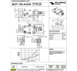 HYDRAULIC CHECK/METERING VALVE ASSEMBLY