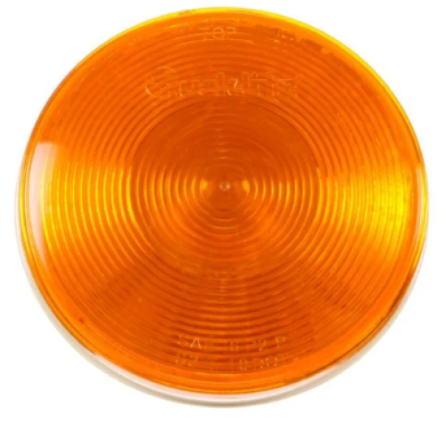 TRUCK-LITE YELLOW ROUND 1 BULB  FRONT/PARK/TURN 12V PL-3
