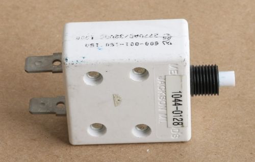 MECHANICAL PRODUCTS CO. 15A PUSH-TO-RESET CIRCUIT BREAKER