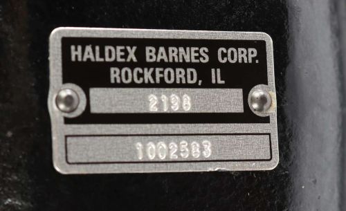 HALDEX-BARNES HYDRAULIC GEAR PUMP