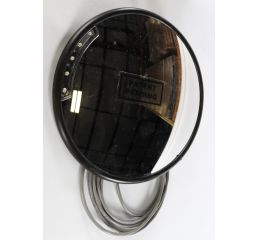CONVEX MIRROR-8in RND OFFSET LH W/INDICATOR