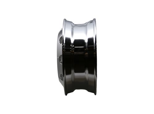 CWS 24.5X8.25 HUB PILOT HIGH LUSTER POLISH WHEEL