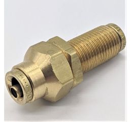 FITTING BULKHEAD UNION MALE 1/4T