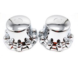 KIT DRIVE AXLE CHROME HUB COVERS & TOOL