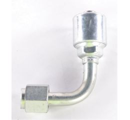 FITTING ELBOW 90 DEG 1/2 HYDRAULIC HOSE X O-RING SWIVEL