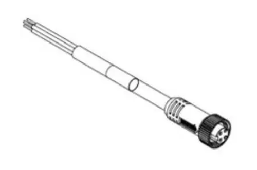 MOLEX ELECTRICAL CONNECTOR 5-POLE W/12ft CABLE 8A 18AWG