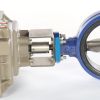 NIBSCO AUTOMATION VALVE/ACTUATOR ASSEMBLY - 6\" WAFER W/24VDC ACTUATOR