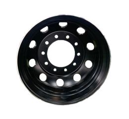 22.5X8.25 HUB PILOT SATIN BLACK FINISH WHEEL