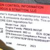 BRIGGS & STRATTON Vanguard 37HP EFI Engine 993cc