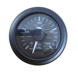 GAUGE: ENGINE OIL PRESSURE