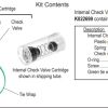 BENDIX INTERNAL CHECK VALVE CARTRIDGE KIT