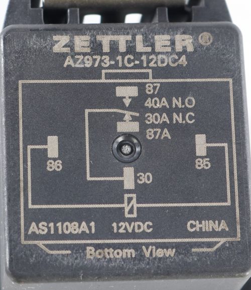 ZETTLER ELECTRONICS RELAY 12VDC