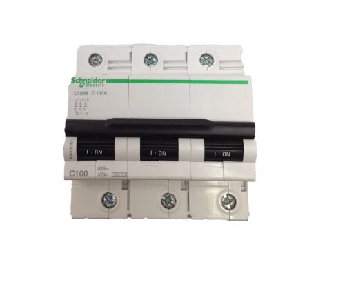 SCHNEIDER ELECTRIC CIRCUIT BREAKER 3P  100A  C CURVE