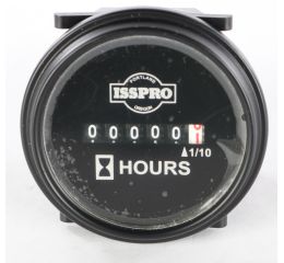 GAUGE HOUR METER  10-80 VDC BLACK R8861HV
