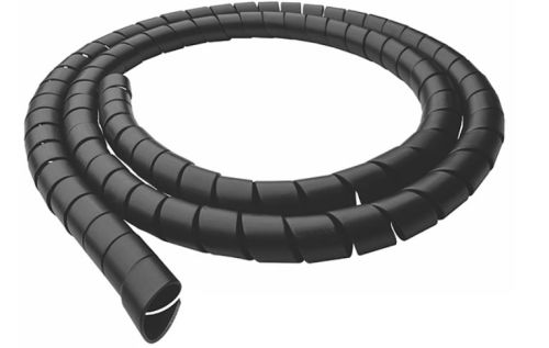 HALDEX MIDLAND SPIRAL WRAP BLACK 1in OD 16 FEET/BOX ($/BOX)