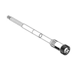 ELECTRICAL CONNECTOR 5-POLE W/12ft CABLE 8A 18AWG