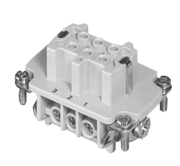 CONNECTOR INSERT - FEMALE 6 POLE RECTANGULAR