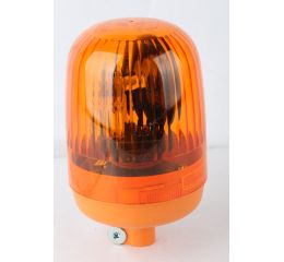 ROTATING BEACON 24V AMBER PIPE MOUNT