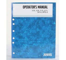 OPERATORS MANUAL 3.0L 5.0L  5.7L  8.1L SX-A  DPS-A