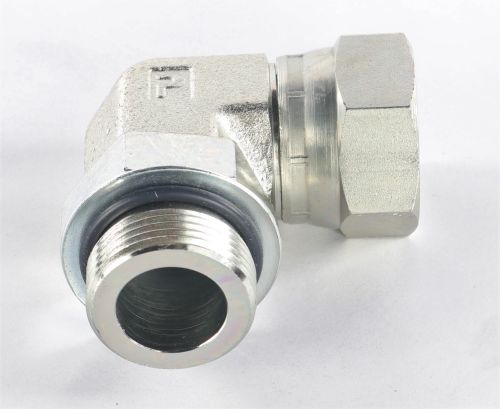 PARKER TRIPLE-LOK 37 DEG SWIVEL ELBOW STR THD CONN.