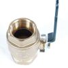STAUFF BALL VALVE 1-1/2in NPT BRASS 600WOG