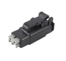 ELECTRICAL PLUG  2PIN  BLK  N  HI TEMP  A