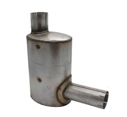 MUFFLER- 4\" IN/OUT OFFSET