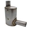 FLEETGUARD MUFFLER- 4\" IN/OUT OFFSET