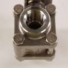SWAGELOK / HOUSTON CENTER VALVE & FITTING SS 3-PIECE 60 SERIES BALL VALVE REINFORCED PTFE