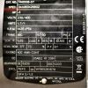 BALDOR ELECTRIC MOTOR 0.5HP 230/400V 50Hz 56C 3PH