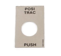 NAMEPLATE POSI-TRAC