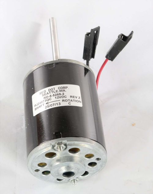 RED DOT 12V SINGLE SHAFT 1 SPEED BLOWER MOTOR