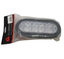 24V 6\" OVAL LED BACKUP LIGHT
