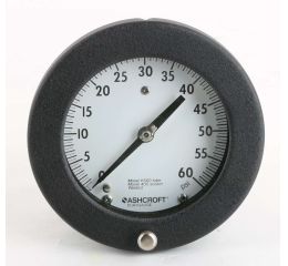 GAUGE-PRESS:  0-  60PSI 4.5\"D