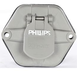 SOCKET BREAKER 7 WAY STA-DRY 28-PIN REAR W/O BR