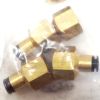 HALDEX MIDLAND FITTING CONNECTOR FEMALE 1/4T 3/8P DOT PUSH COMP