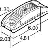 TRUCK-LITE REFLECTORIZED  SUPER 21 PLUG  STRIPPED END  12 V