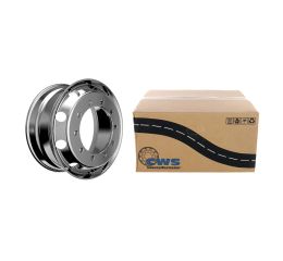 24.5X8.25 HUB PILOT HIGH LUSTER POLISH WHEEL