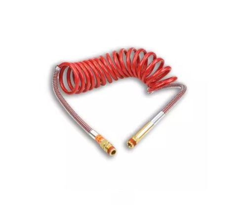 PHILLIPS COILED AIR BRAKE HOSE - 15ft RED