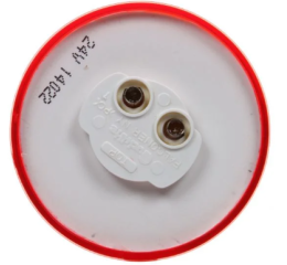 24V MARKER CLEARANCE LIGHT INCAN RED ROUND PL-10
