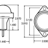TRUCK-LITE SIDE TURN SIGNAL  HARDWIRED  STRIPPED END  12V