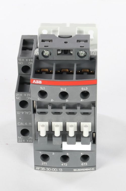 ABB CONTACTOR W/CAL4-11 AUX CONTACT BLOCK