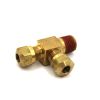 PARKER FITTING PIPE MALE RUN TEE BRASS  1/4 X 1/4IN
