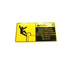 CAUTION ! WATCH YOUR STEP DECAL