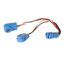 TWO LIGHT 9\" Y ADAPTER PIGTAILS