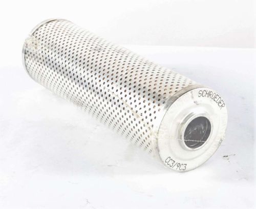 HYDAC - SCHROEDER INDUSTRIES HYDRAULIC FILTER ELEMENT 3 MICRON