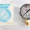 WEISS INSTRUMENTS LIQUID FILLED GUAGE 0-1000psi