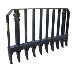 9' ROOT RAKE (WITH MOUNTING BRACKETS & PINS)